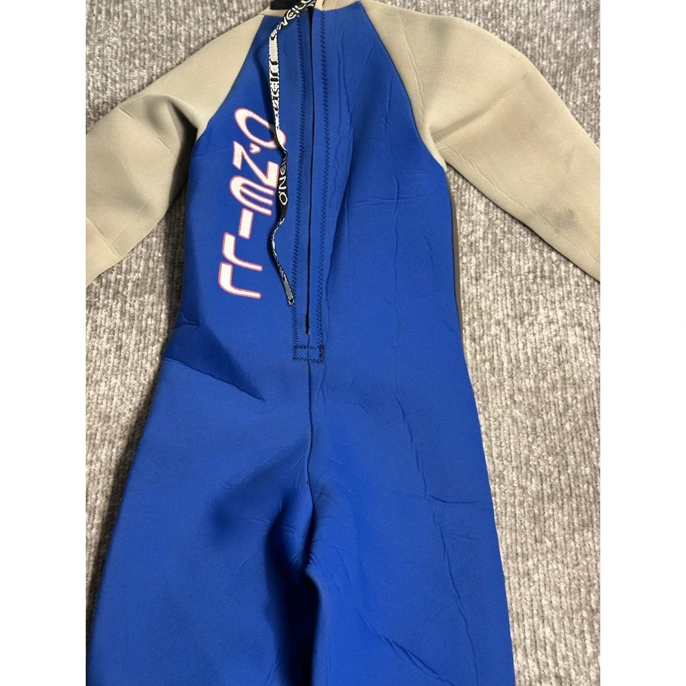 Vintage O'Neill RT-20 The Chill Killer Full Wetsuit Youth Size 14 Blue Gray Surf